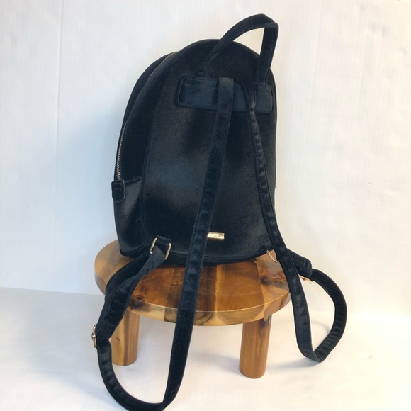 Aldo || Black Suede Backpack - Picture 3 of 4